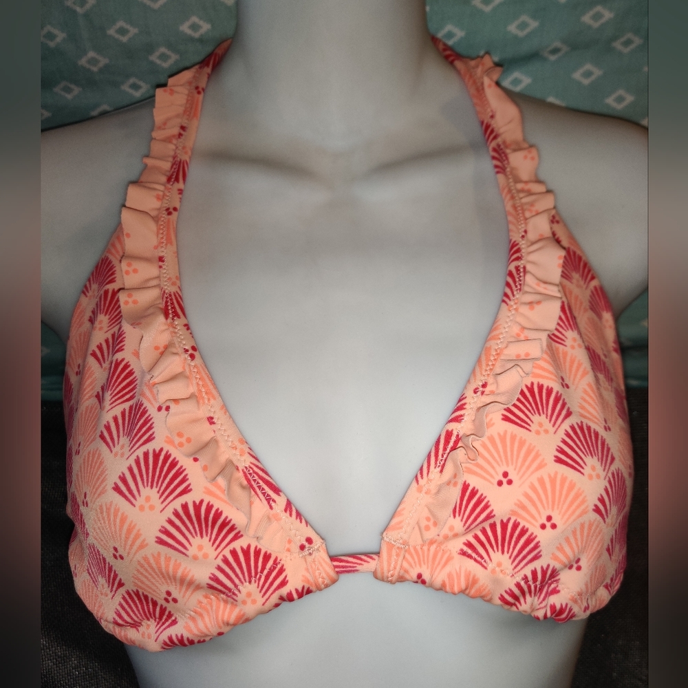 Victoria's Secret Frill Bikini Top S